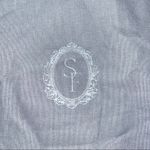 Small Grey Canvas Drawstring Dust Bag Gray Photo 3