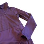 Columbia  Purple Pullover Sweater Drawstring Neck Front Pockets Stretch Size XS Photo 4