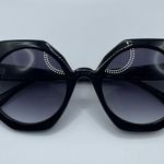 MITA SOLE Black Oversized Womens 100% Sustainable Sunglasses C2 54 Photo 2