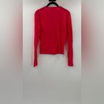J.Crew  Feather jersey crewneck cardigan Strawberry Sunrise Photo 5