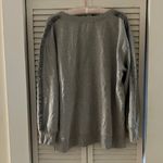 Johnny Was Calme High Low Glitter Stripe Crewneck Sweatshirt Photo 4