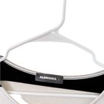 Alembika Black and White Striped TShirt Dress Size 10 Photo 2