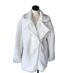 C&C California NWT C& C California White Teddy Faux Fur Sherpa Cozy Coat XL Ivory white Photo 2