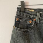 Levi's Ribcage Straight Ankle Jeans Gray Black Premium Button Fly Women 28 x 29 Photo 6