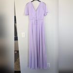 David's Bridal AW Ginny Bridesmaid Prom Formal Special Occasion Wedding Guest Dress, 6, Purple Photo 4
