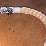 Juicy Couture Pam Gela E-Rhinestone Woven Bracelet Coral with Silver Crystal NWT Photo 3