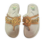 Earth Shoes Beaded Thong Sandals Photo 1
