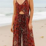 Raga Anthropologie Maxi Dress Women Small  Boho KeyHole Slit Festival Hippie Rave Photo 0