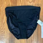 Magicsuit Jersey Shirred Tummy Control Bikini Bottoms Swimsuit Black size 16 NWT Photo 1