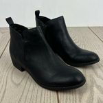 Sun + Stone Women's Cadee Ankle Booties 6.5 Black Faux Leather $50 Photo 0