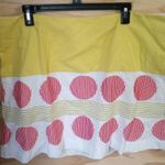 Boden USA Boden Women's Skirt Lime/Coral Size 16 Plus A-line Photo 0