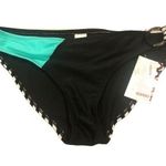 Bongo 🔵 SALE 3/$25 STRIPED BIKINI COLORBLOCK BOTTOM M Photo 0