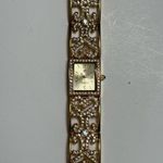 Soft Bangle hinged Link Crystal Bracelet Watch Victoria Wieck GOLD Photo 11