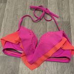 PINK - Victoria's Secret Pink tassel ruffle swim set pink Victoria secret and AriZona small large READ Photo 3