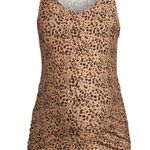 Time & Tru  Women's Maternity Tank Top leopard XL Size 16-18, Euc worn once Photo 1