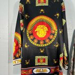 Fred David Vintage  Women’s Satin Button Down Long Sleeve Blouse Size 14 … Photo 4