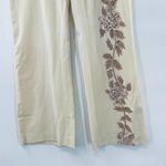 Yigal Azrouël Embellished Sequin Cut Out Flat Front Straight Leg Trousers Size 4 Photo 8