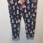 Jane & Bleecker Jane and Bleeker Bear Pizza Popcorn Chips jogger style super comfy pajama pants Photo 2