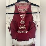 NWOT Burgundy Rachel Allan “Long Prom” Two Piece Dress Size 4 Red Photo 6