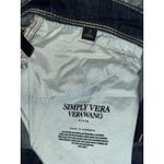 Vera Wang Simply Vera  Skinny‎ Dark Wash Denim Jeans Women's Size 2 Photo 2