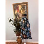 Chico's Chico’s Women Blazer 2 Metallic Tropical Single Breasted Open Collared Resort Photo 4