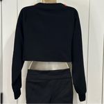 White Fox Boutique Sarahs Day X White Fox Active Cutaway Cropped Sweater Sweatshirt Red Black Med Photo 4