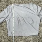 Naked Wardrobe The Sleek T Crop Top in Lavender Purple Extra Small NWT Photo 9