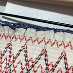 Free People Lip Smocking Good Layered Beaded & Smocked Mini Skirt Medium Photo 9