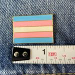 Transgender Flag Enamel Pin Multiple Photo 1