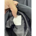 Philippe Adec Paris Women's Blazer Solid Black One Button Shiny Lapel Size 6 Photo 2