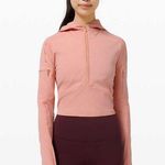 Lululemon Break A Trail 1/2 Zip Pink Pastel Hoodie Size 2 Photo 0
