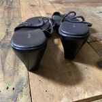 Tommy Hilfiger Y2k black leather sandals sandals Photo 3