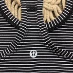 Lululemon Cool Racerback II Tank Top Black White Stripe Photo 5