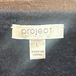 Cashmere Project Black Camo Red Heart Sweater Women's Size Large Long Sleeve Photo 4