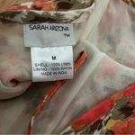 Arizona Womens Sarah  Side Zip Linen Flared A-Line Skirt Size M Built in Slip Photo 5