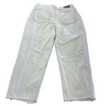 Madewell  Jeans Womens 31 Blue White Cadiz Wash Tapered Wide‎ Leg Denim Cotton Photo 5