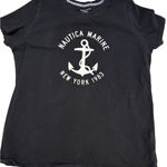 Nautica  Black Anchor Logo Short Sleeve Tee Photo 0