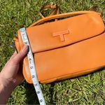Tahari  Vegan leather orange every day use purse / bag / shoulder bag​ Photo 7