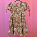 Urban Outfitters Pastel Brown, Pink & White Floral Babydoll Dress - Size Medium Photo 1