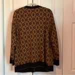 SheIn Brown and Black Patterned Cardigan Photo 3
