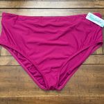 ❤NEW! Freshwater high leg high waisted bikini bottom Pink Size 3X Photo 2
