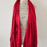 Jones New York  Bright Red Tassel Shawl Scarf New With Tags Photo 1