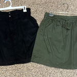 Loft Black and Green Mini Skirt Set Photo 0