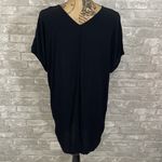 Madewell  Viscose Leather Edged Easy
Shirt Dress Photo 3