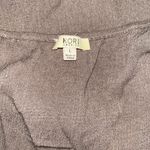 Kori America Neutral Off the Shoulder Tassel Tunic Bohemian Dress Size Large Photo 2