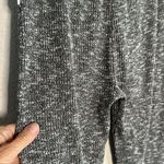 Gymshark Grey Ribbed Knit Leggings Stretchy Waffle Thermal Cozy Fall Small Photo 7
