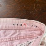 Billabong Pink Lace-Up Jean Shorts with Distressed Hem Photo 7