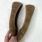 Sun + Stone Perforated Slip On Sophia Ballet Flat Size 6 Brown Photo 8