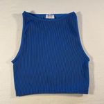 Cotton On  Vibrant Blue Ribbed Tank Top Photo 0