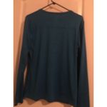 Danskin Now Women's Large Blue Active Wear Top Long Sleeve Shirt Photo 4